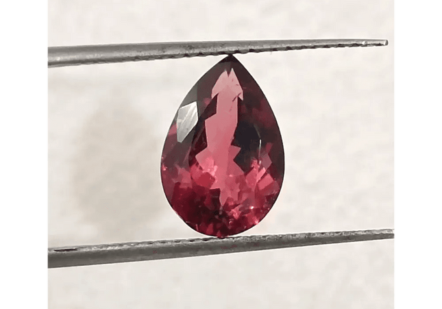 1.93ct Rubellite tourmaline certified by GSI - SMSGEMS 