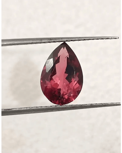 1.93ct Rubellite tourmaline certified by GSI - SMSGEMS 