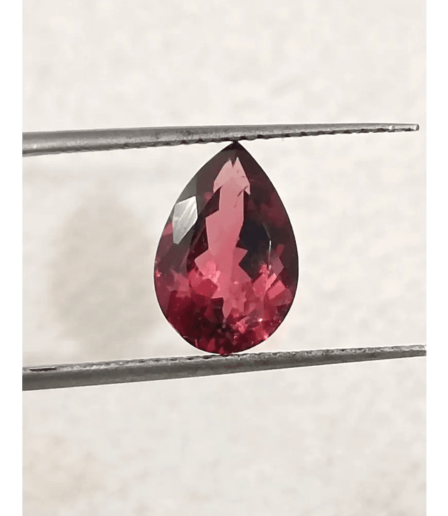 1.93ct Rubellite tourmaline certified by GSI - SMSGEMS 