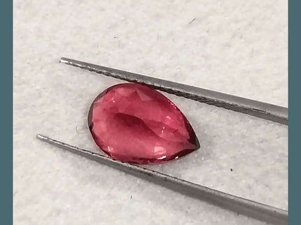 1.93ct Rubellite tourmaline certified by GSI - SMSGEMS 