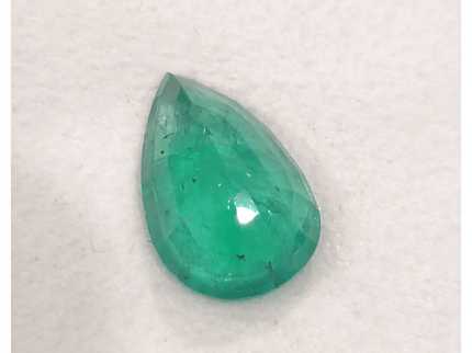 GSI Certified 13.47ct Medium Deep Golden Green Swat Emerald, Natural Gemstone - SMSGEMS 