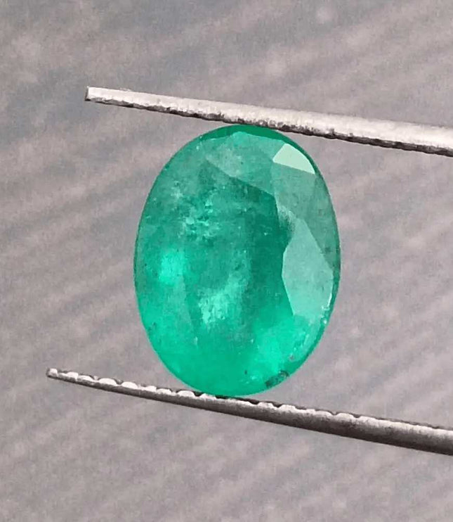 2.04ct Natural Earth Mined Emerald Certified by GSI - SMSGEMS 