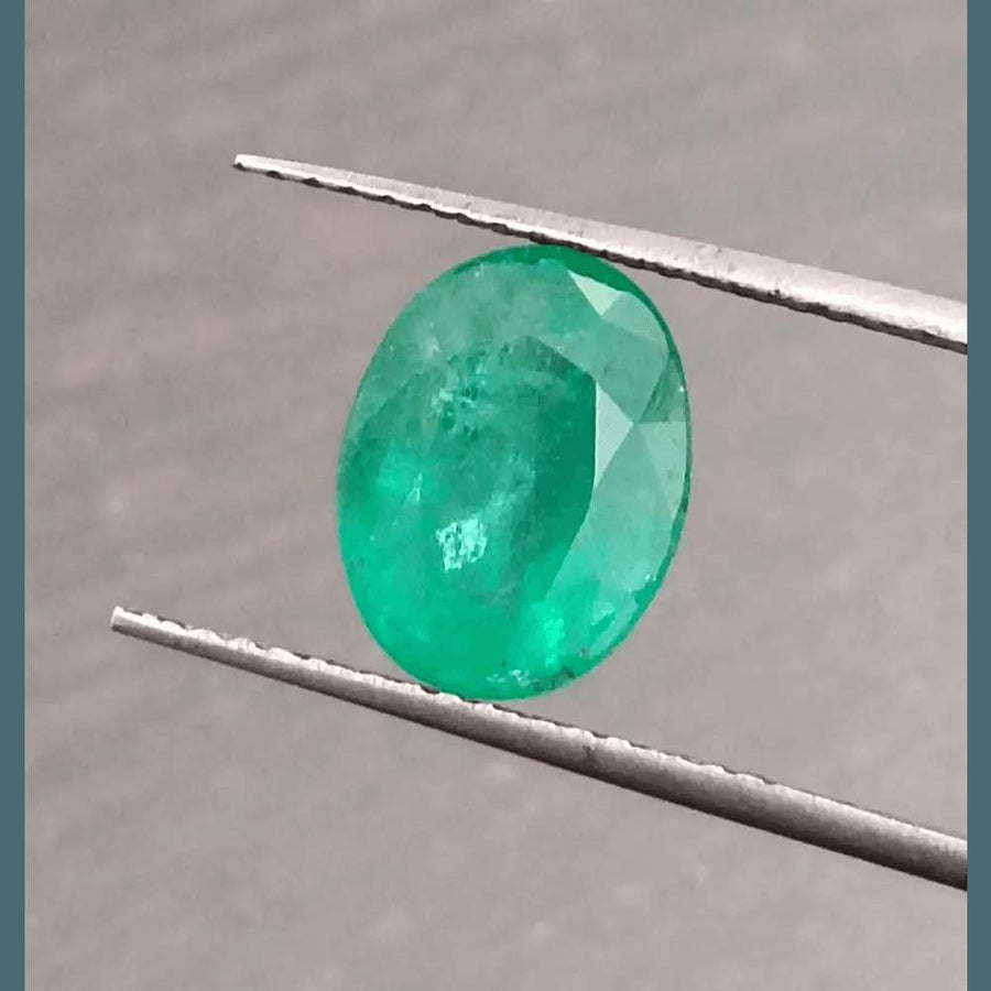 2.04ct Natural Earth Mined Emerald Certified by GSI - SMSGEMS 