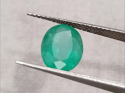 2.04ct Natural Earth Mined Emerald Certified by GSI - SMSGEMS 