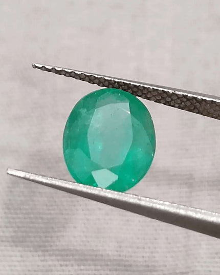2.04ct Natural Earth Mined Emerald Certified by GSI - SMSGEMS 