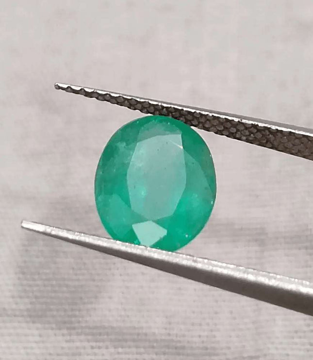 2.04ct Natural Earth Mined Emerald Certified by GSI - SMSGEMS 