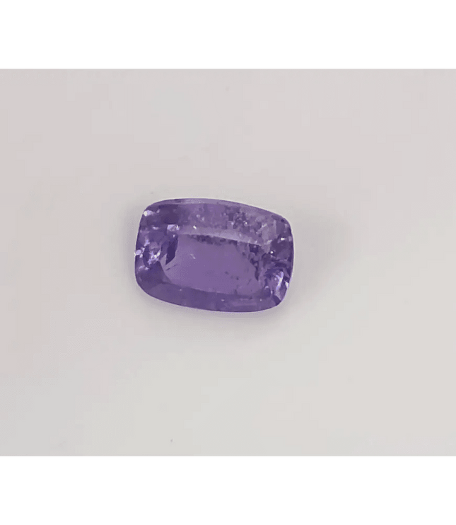 GSI Certified 2.10ct Purplish Blue Sapphire, Natural Untreated Gemstone - SMSGEMS 