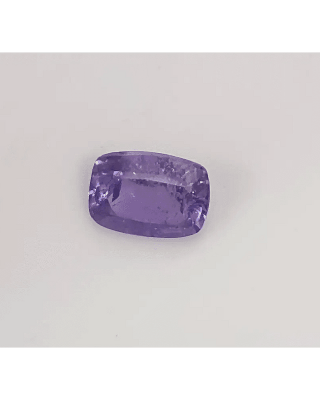 GSI Certified 2.10ct Purplish Blue Sapphire, Natural Untreated Gemstone - SMSGEMS 