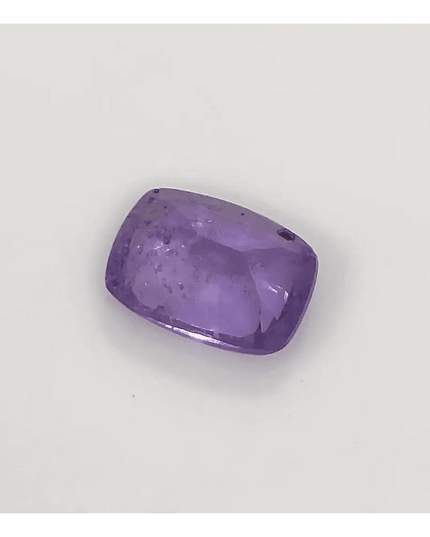 GSI Certified 2.10ct Purplish Blue Sapphire, Natural Untreated Gemstone - SMSGEMS 