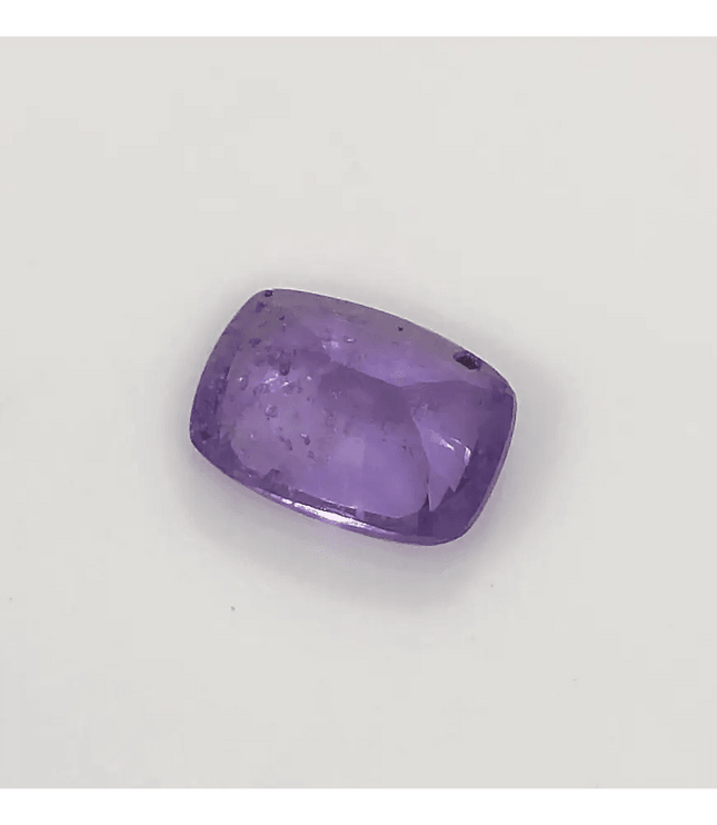 GSI Certified 2.10ct Purplish Blue Sapphire, Natural Untreated Gemstone - SMSGEMS 