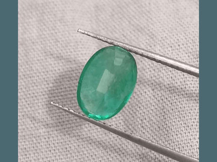 2.25ct Intense Medium Green Zambian Emerald certified by GSI - SMSGEMS 