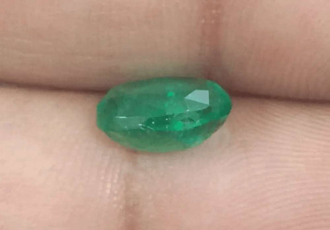2.25ct Intense Medium Green Zambian Emerald certified by GSI - SMSGEMS 