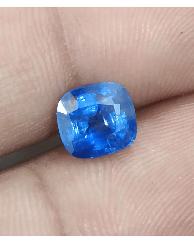 GSI Certified 2.25ct Royal Blue Ceylon Sapphire, Natural Gemstone - SMSGEMS 