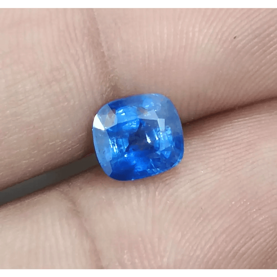 GSI Certified 2.25ct Royal Blue Ceylon Sapphire, Natural Gemstone - SMSGEMS 