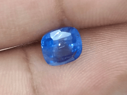 GSI Certified 2.25ct Royal Blue Ceylon Sapphire, Natural Gemstone - SMSGEMS 