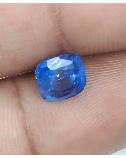GSI Certified 2.25ct Royal Blue Ceylon Sapphire, Natural Gemstone - SMSGEMS 