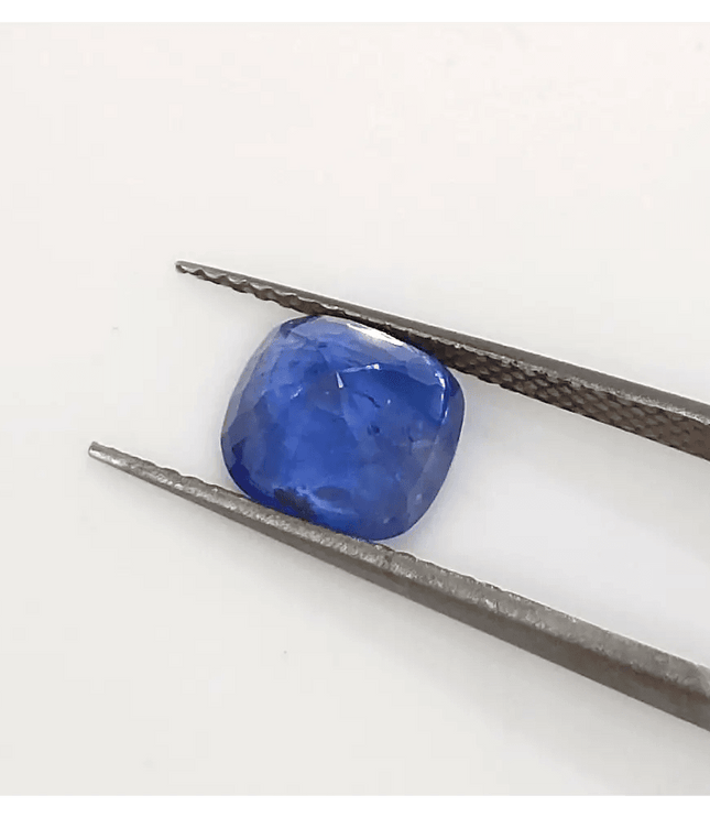 GSI Certified 2.25ct Royal Blue Ceylon Sapphire, Natural Gemstone - SMSGEMS 