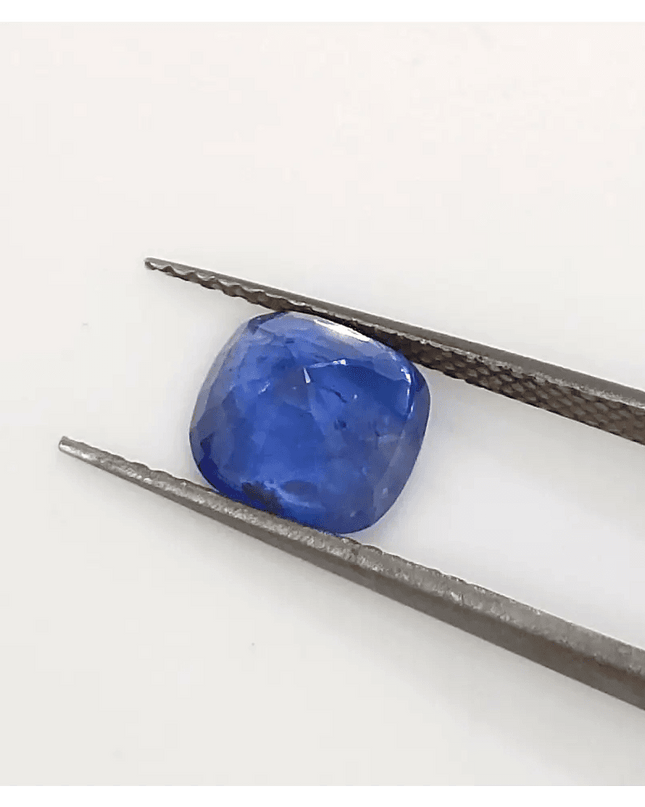 GSI Certified 2.25ct Royal Blue Ceylon Sapphire, Natural Gemstone - SMSGEMS 