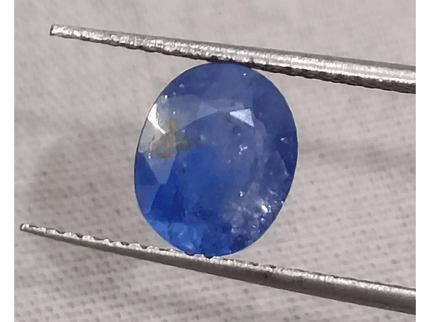 GSI Certified 2.27ct Blue Ceylon Sapphire, Natural Gemstone - SMSGEMS 
