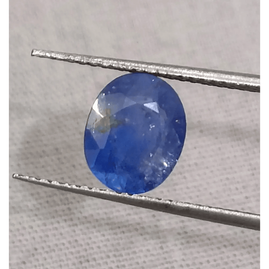 GSI Certified 2.27ct Blue Ceylon Sapphire, Natural Gemstone - SMSGEMS 
