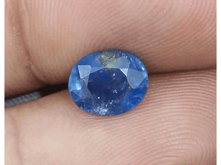 GSI Certified 2.27ct Blue Ceylon Sapphire, Natural Gemstone - SMSGEMS 