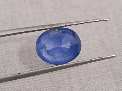 GSI Certified 2.27ct Blue Ceylon Sapphire, Natural Gemstone - SMSGEMS 