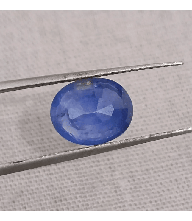 GSI Certified 2.27ct Blue Ceylon Sapphire, Natural Gemstone - SMSGEMS 
