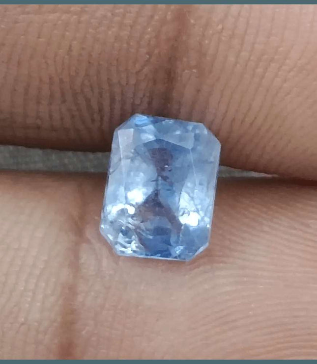 GSI Certified 2.33ct Blue Ceylon Sapphire Natural Untreated - SMSGEMS 
