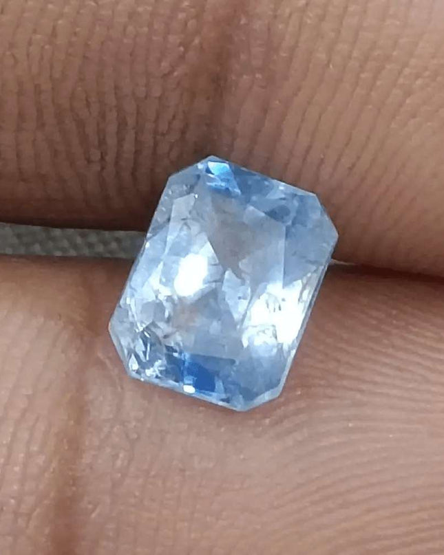 GSI Certified 2.33ct Blue Ceylon Sapphire Natural Untreated - SMSGEMS 