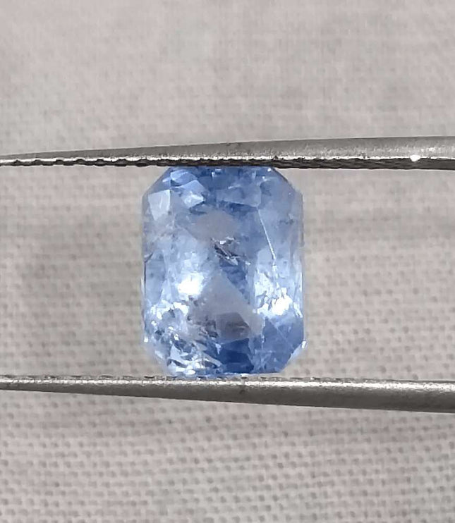 GSI Certified 2.33ct Blue Ceylon Sapphire Natural Untreated - SMSGEMS 