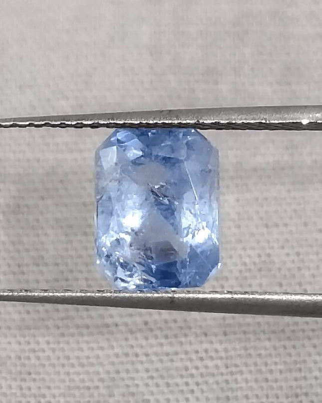 GSI Certified 2.33ct Blue Ceylon Sapphire Natural Untreated - SMSGEMS 