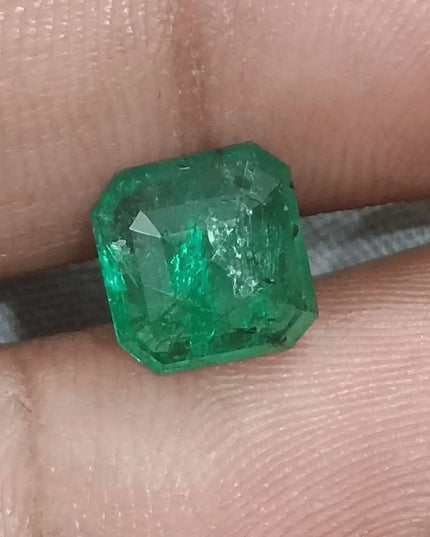 2.34ct Zambian Emerald GSI Certified - SMSGEMS 