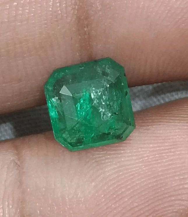 2.34ct Zambian Emerald GSI Certified - SMSGEMS 