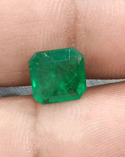 2.34ct Zambian Emerald GSI Certified - SMSGEMS 