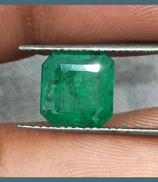 2.34ct Zambian Emerald GSI Certified - SMSGEMS 