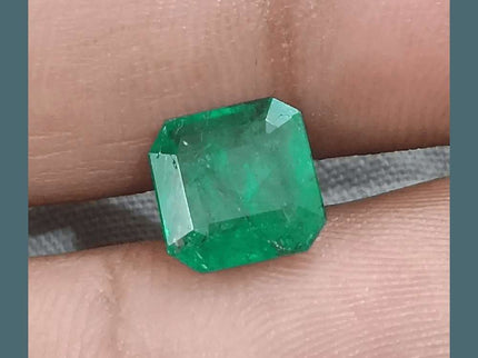 2.34ct Zambian Emerald GSI Certified - SMSGEMS 