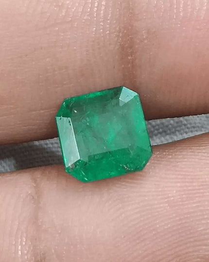 2.34ct Zambian Emerald GSI Certified - SMSGEMS 