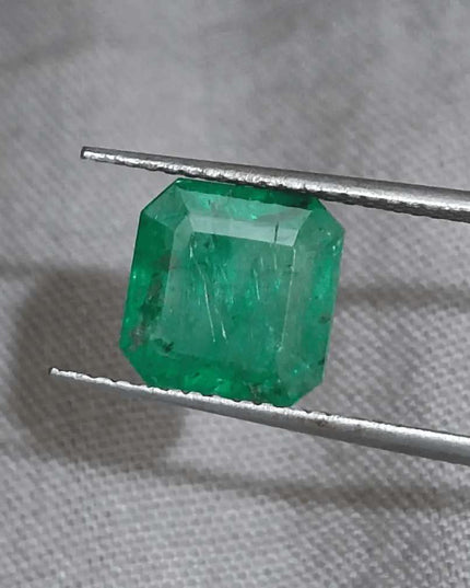 2.34ct Zambian Emerald GSI Certified - SMSGEMS 