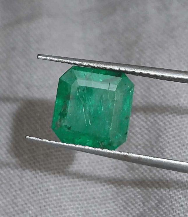 2.34ct Zambian Emerald GSI Certified - SMSGEMS 