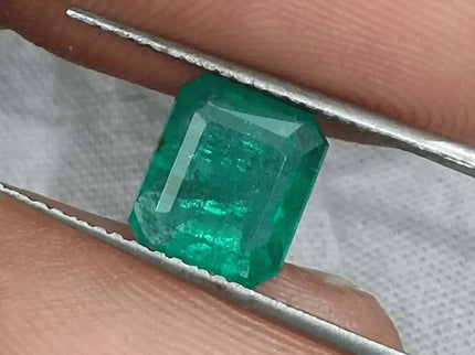 2.35ct Zambian Emerald GSI Certified - SMSGEMS 