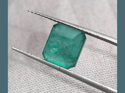 2.35ct Zambian Emerald GSI Certified - SMSGEMS 