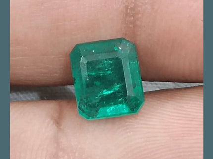 2.35ct Zambian Emerald GSI Certified - SMSGEMS 
