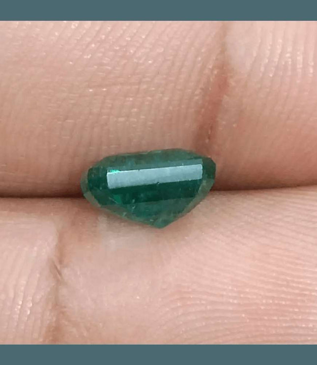 2.35ct Zambian Emerald GSI Certified - SMSGEMS 