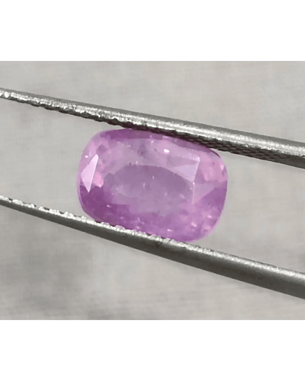 2.35ct GSI Certified Pink Purple Ceylon Sapphire - SMSGEMS 