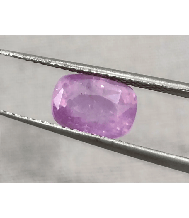 2.35ct GSI Certified Pink Purple Ceylon Sapphire - SMSGEMS 