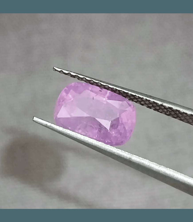 2.35ct GSI Certified Pink Purple Ceylon Sapphire - SMSGEMS 