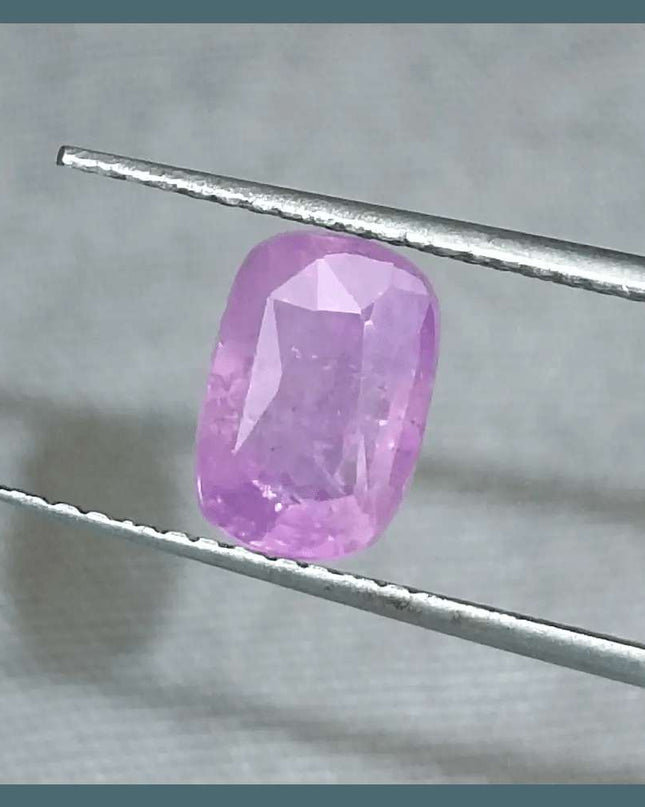 2.35ct GSI Certified Pink Purple Ceylon Sapphire - SMSGEMS 