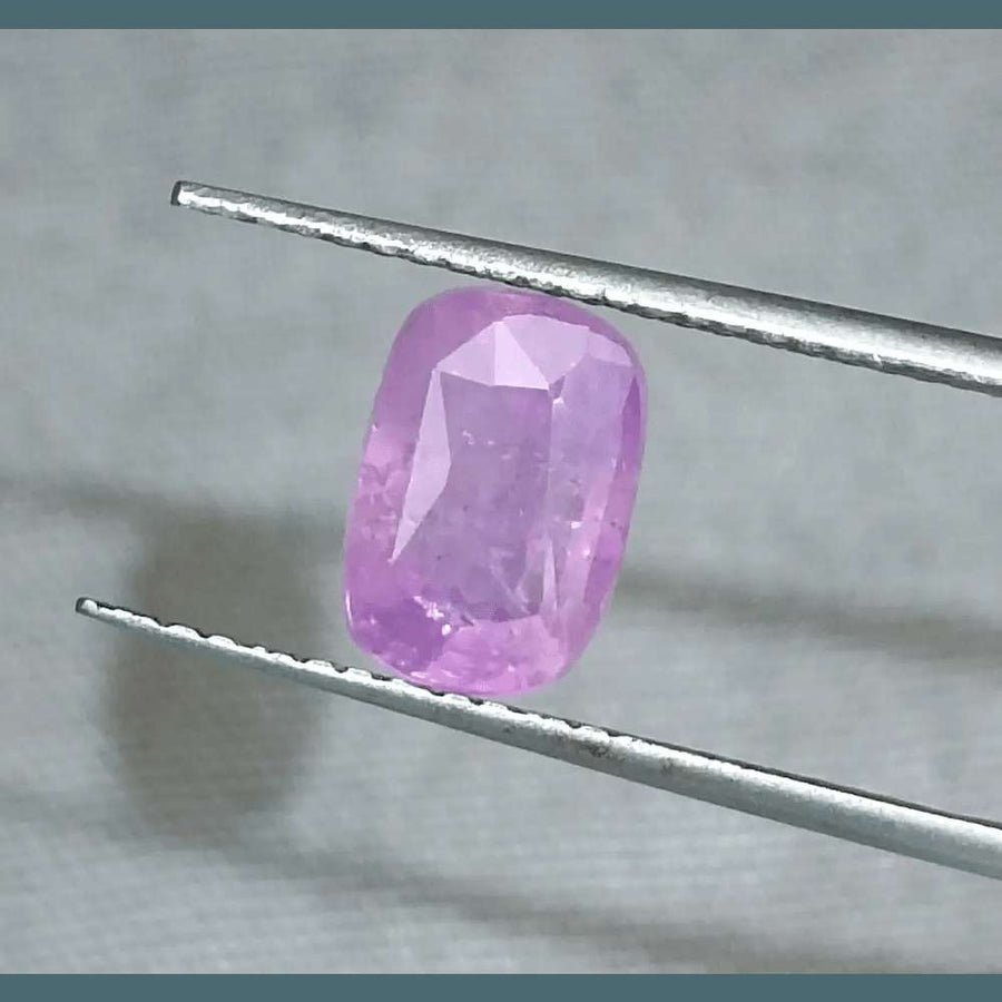 2.35ct GSI Certified Pink Purple Ceylon Sapphire - SMSGEMS 