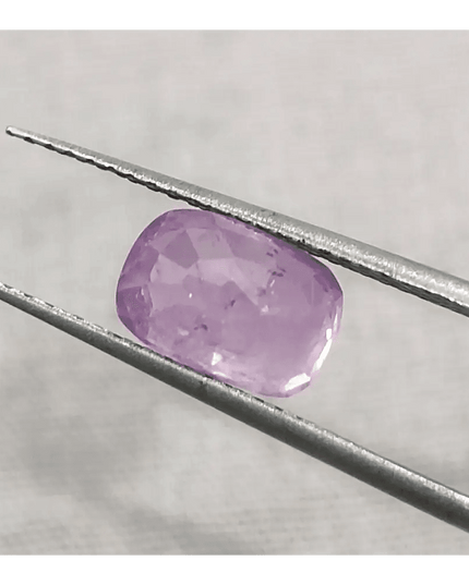 2.35ct GSI Certified Pink Purple Ceylon Sapphire - SMSGEMS 