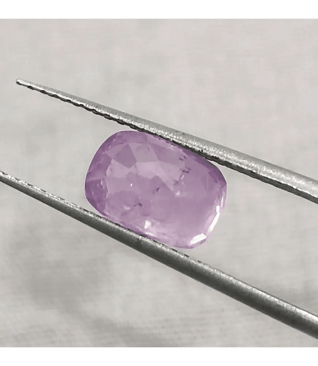 2.35ct GSI Certified Pink Purple Ceylon Sapphire - SMSGEMS 